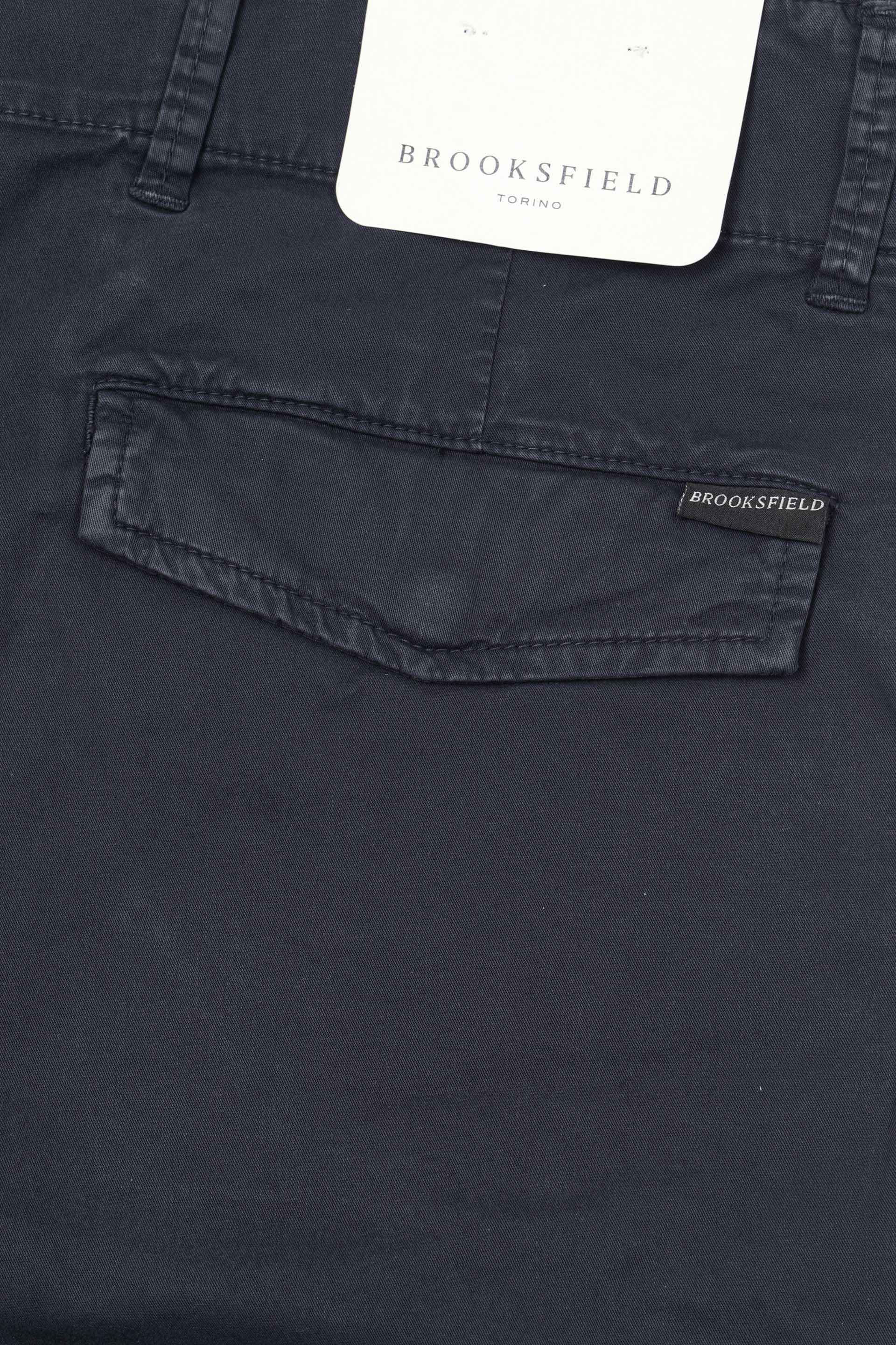 EARL, BERMUDA CARGO, TWILL COTONE STRETCH UNITO, TINTO CAPO - Navy blue