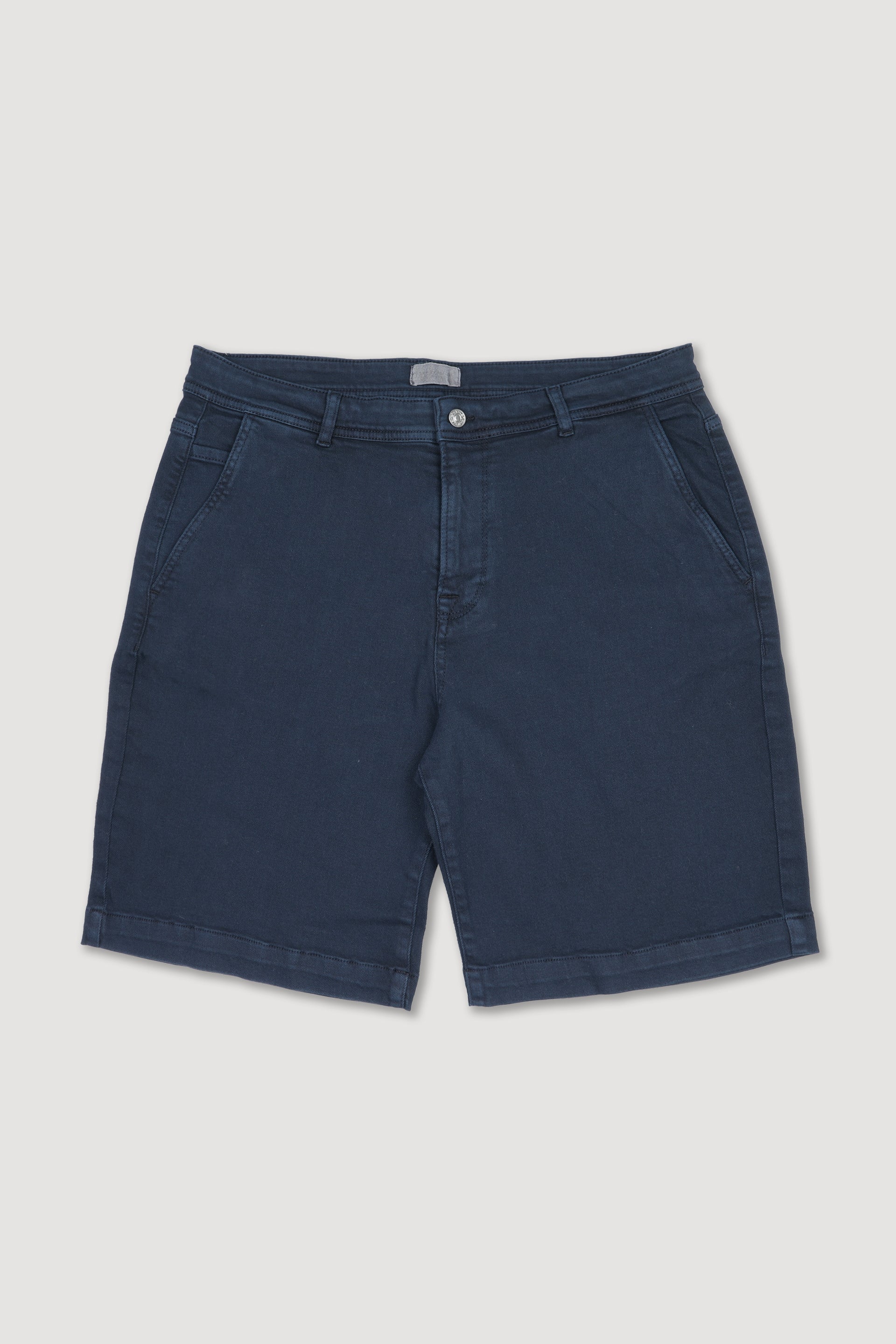 Bermuda tasca America in bull di cotone stretch. Blu - Universo