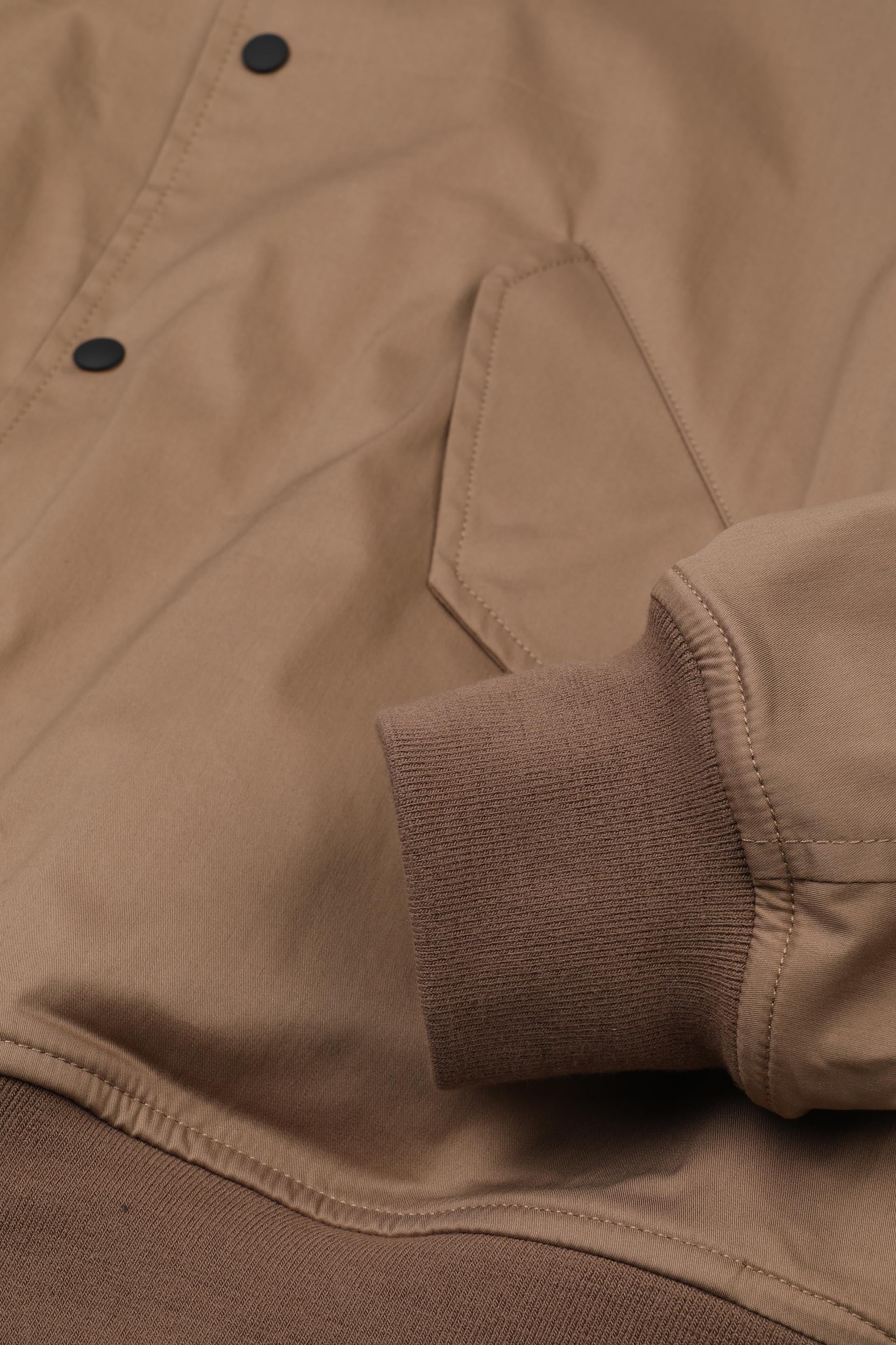 GIUBBOTTO BOMBER, POPELINE MISTO COTONE STRETCH, SFODERATO - Rovere