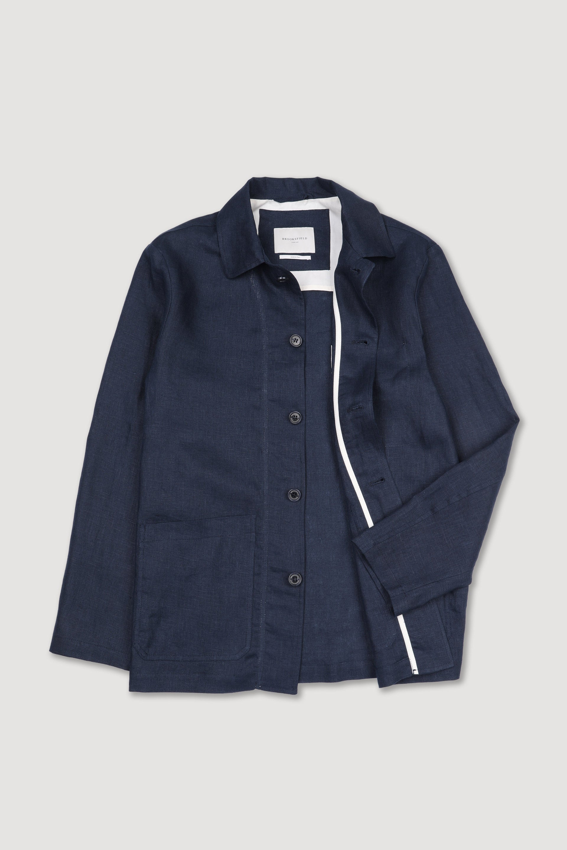 WORK JACKET, LINO, SFODERATA - Blu notte