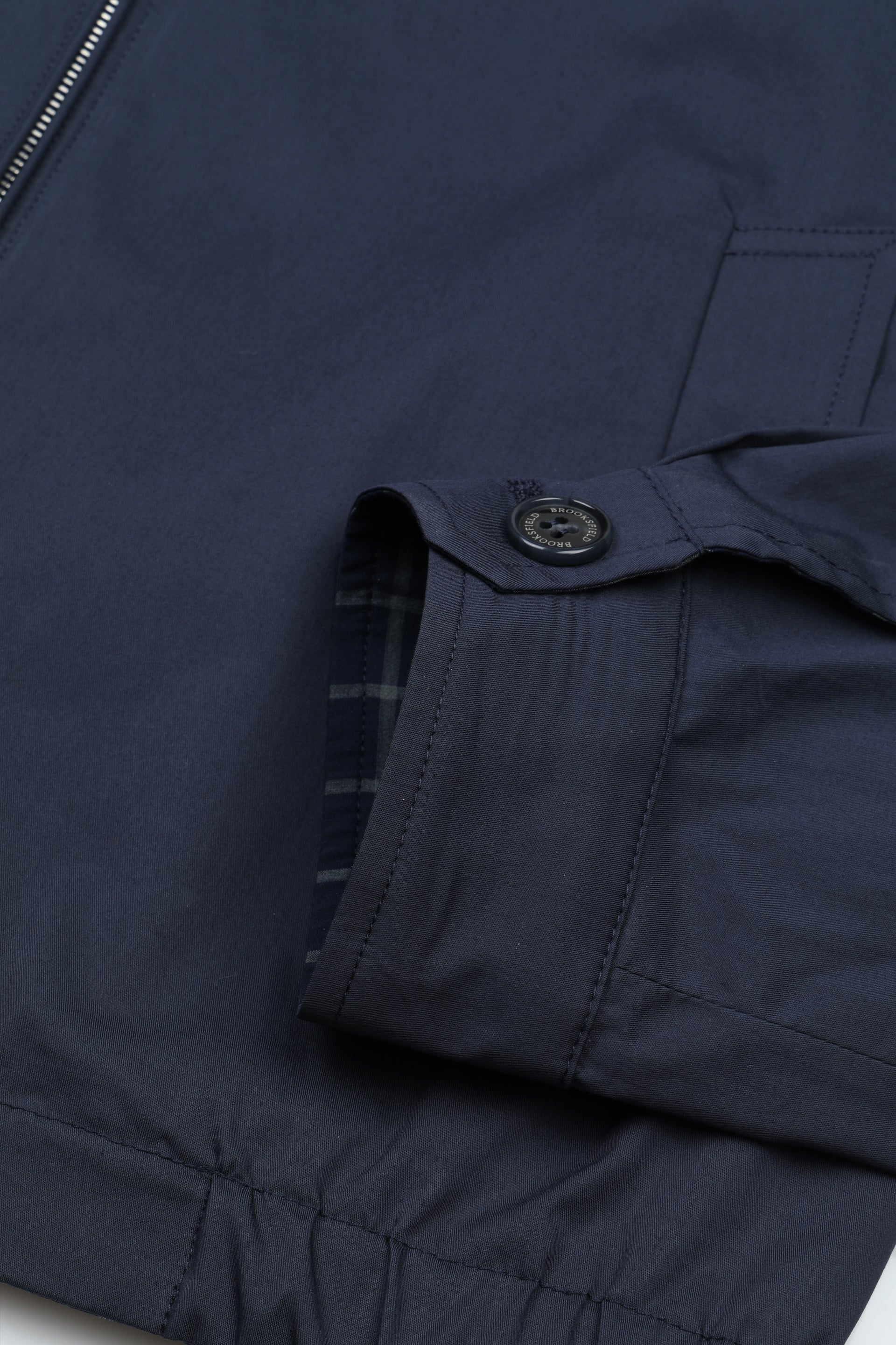 UOMO - GIUBBOTTO REVERSIBILE CON ZIP IN TESSUTO POPELINE MISTO COTONE STRETCH, FODERATO CON TESSUTO CHECK - Universo