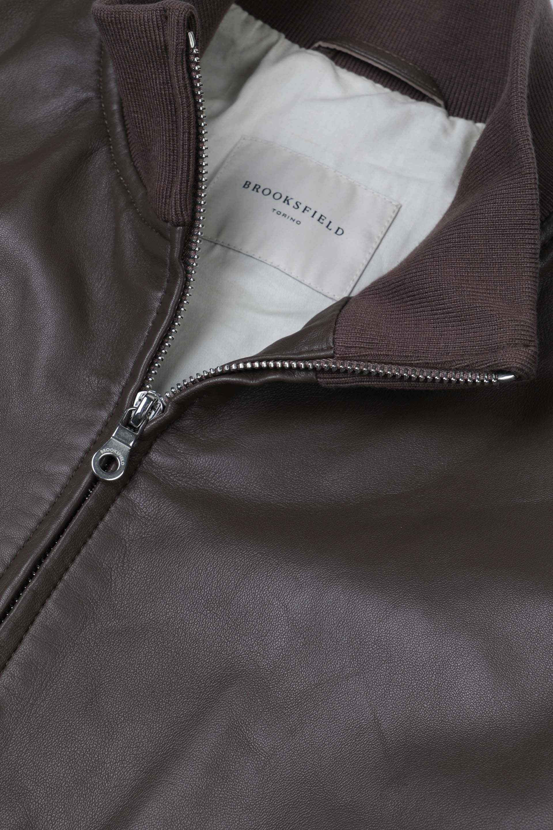 GIUBBOTTO CON ZIP,  FODERATO, NAPPA - Coconut