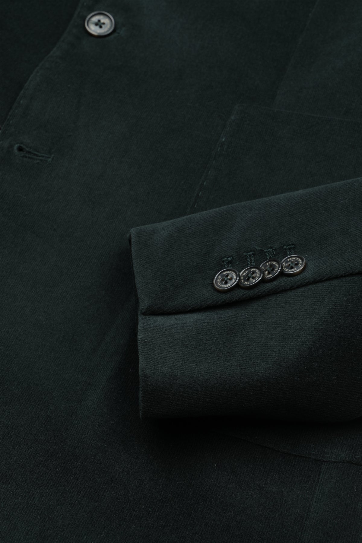 Blazer Edo in velluto a coste in cotone stretch, foderato. Verde - Ortica