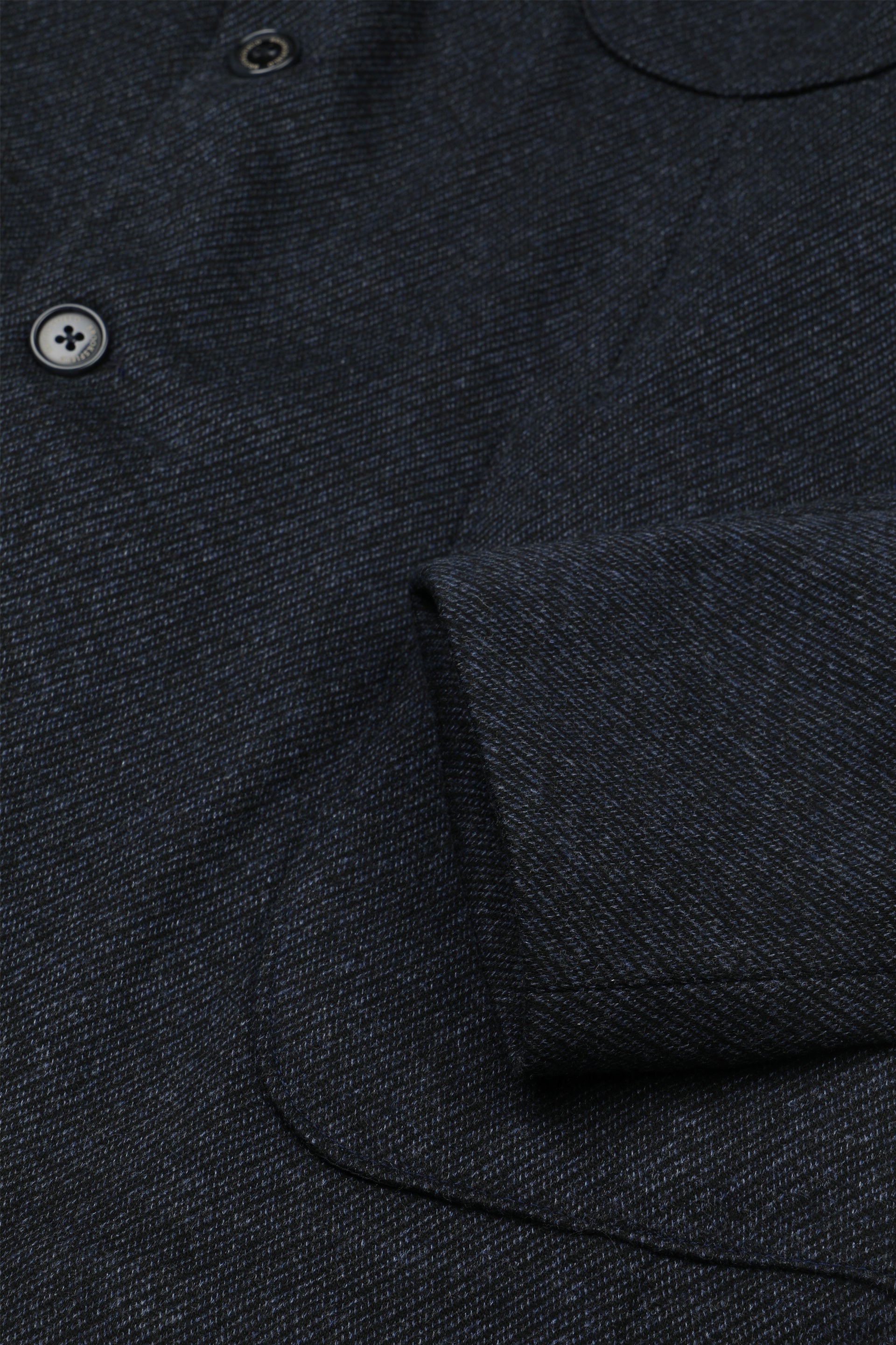 Blazer in jersey tecnico stretch con trama in diagonale, semifoderato. Blu - Blu/nero
