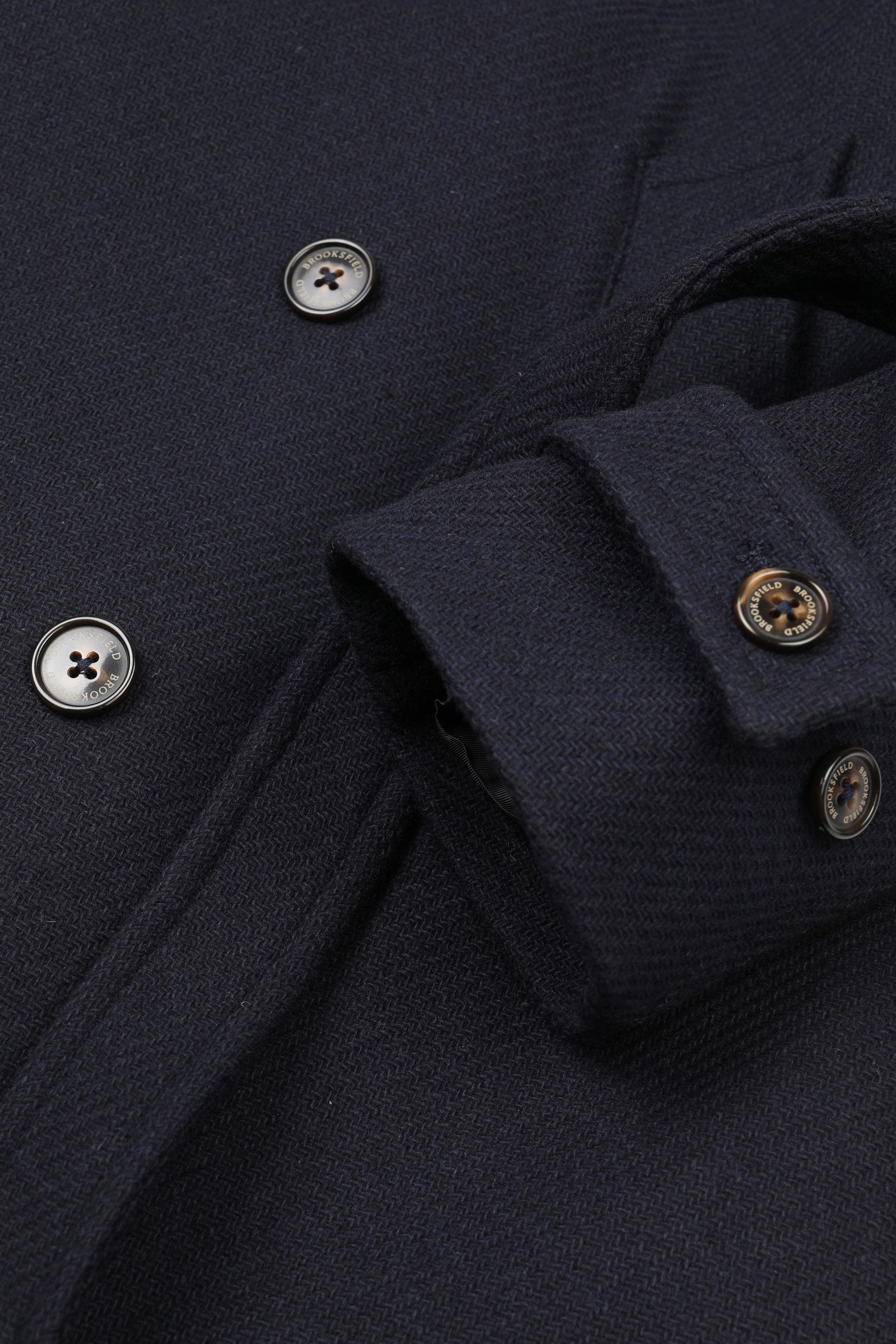 UOMO-CAPPOTTO DOPPIOPETTO CON CINTURA, IN TESSUTO MISTO LANA , FODERATO - Navy