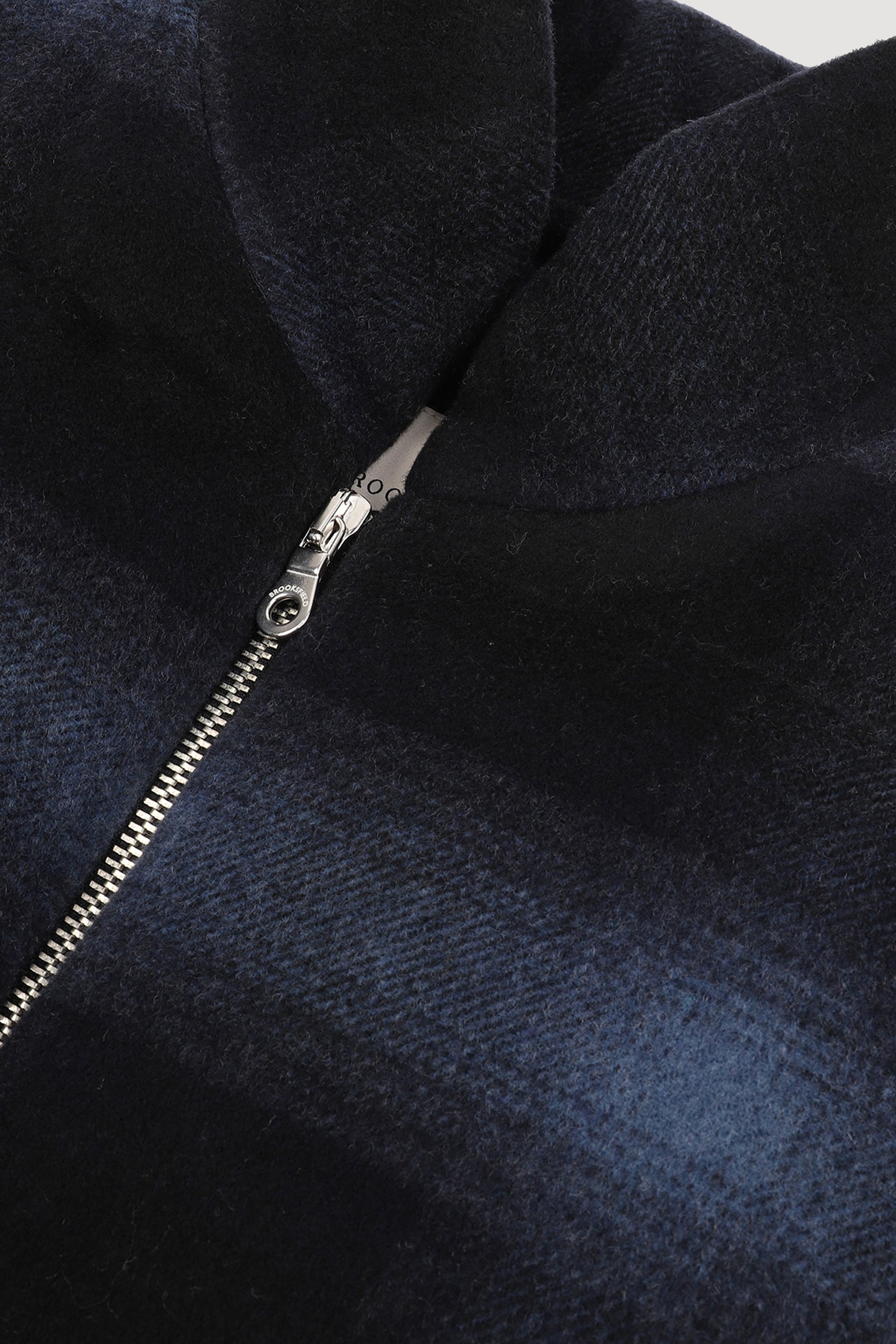 UOMO-GILET IN FLANELLA FANTASIA CHECK MISTO LANA RICICLATA, TRAPUNTATA FODERATA IN NYLON LISCIO - Navy/blu cina/black