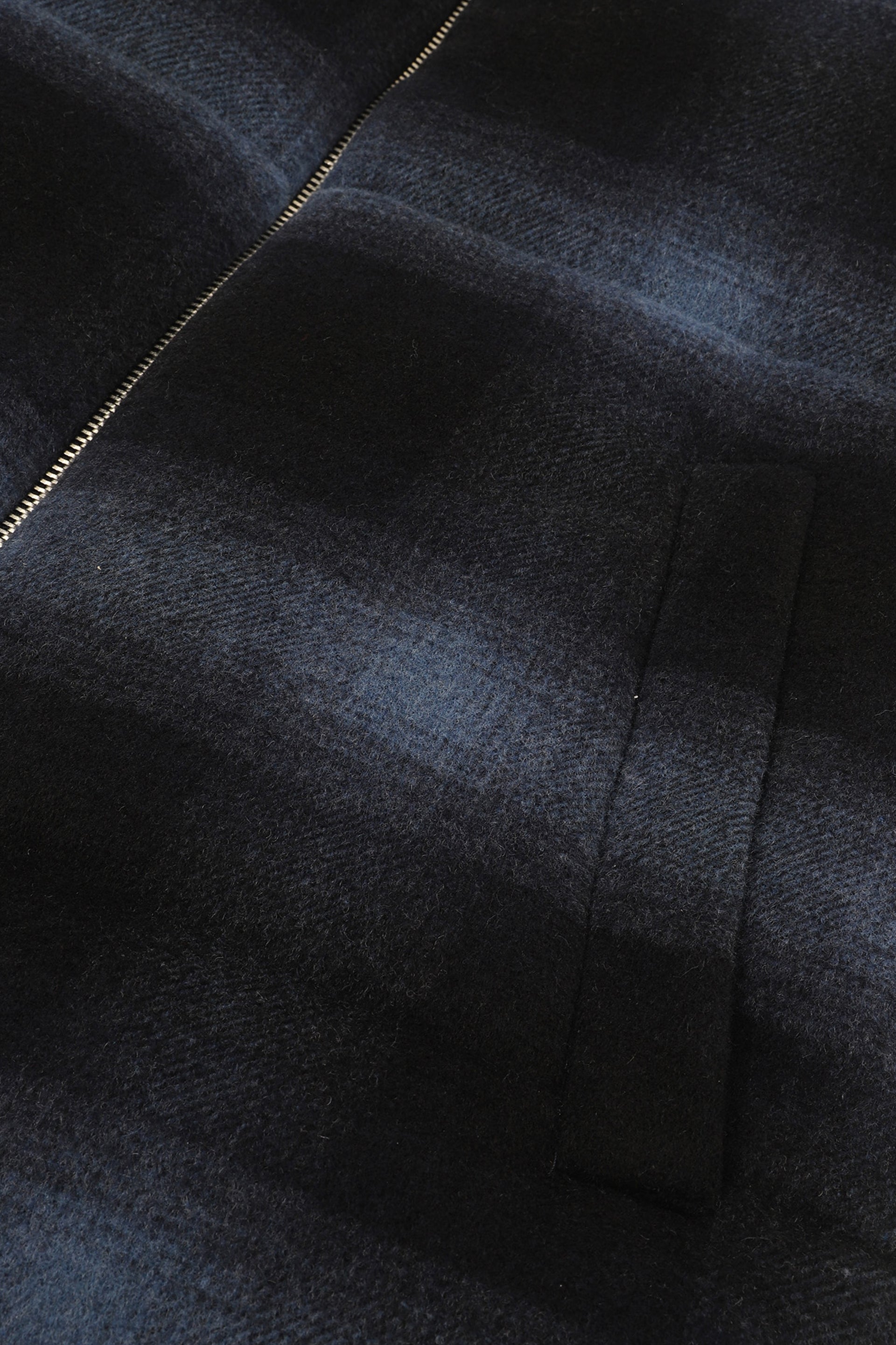 UOMO-GILET IN FLANELLA FANTASIA CHECK MISTO LANA RICICLATA, TRAPUNTATA FODERATA IN NYLON LISCIO - Navy/blu cina/black