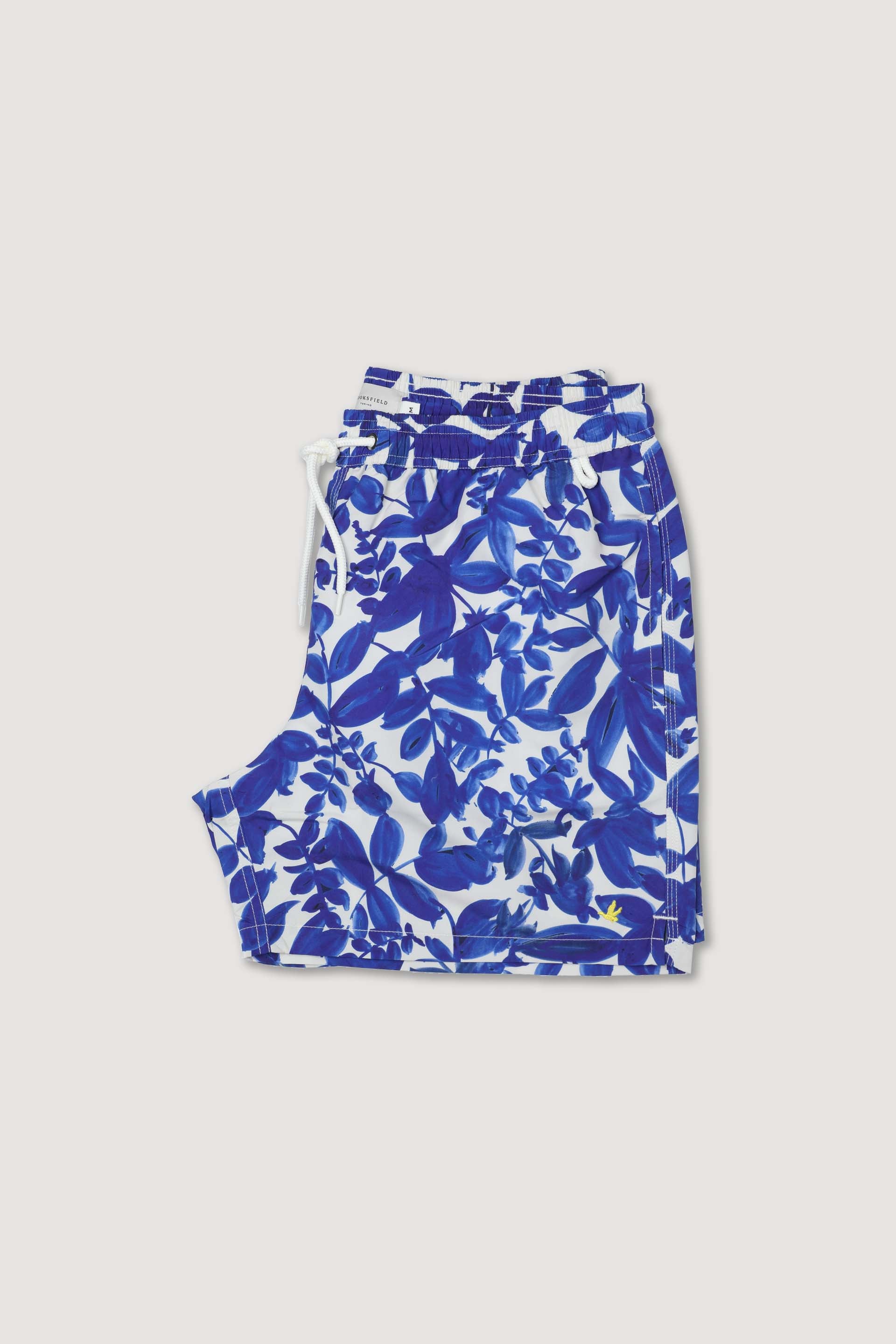BOXER MARE,  STAMPA CAMO - Maiolica/avorio
