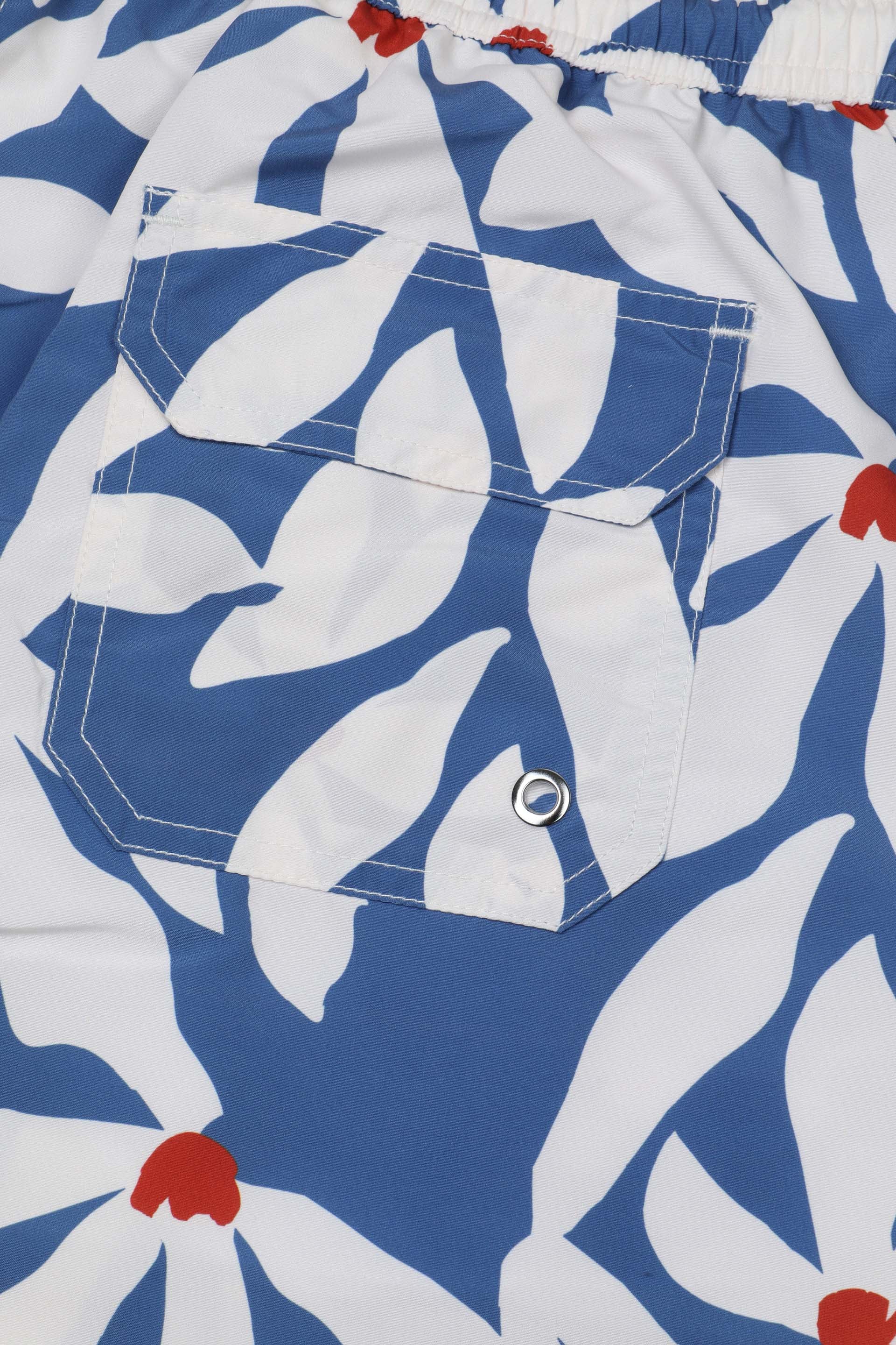 BOXER MARE,  STAMPA CAMO - Sailor/avorio