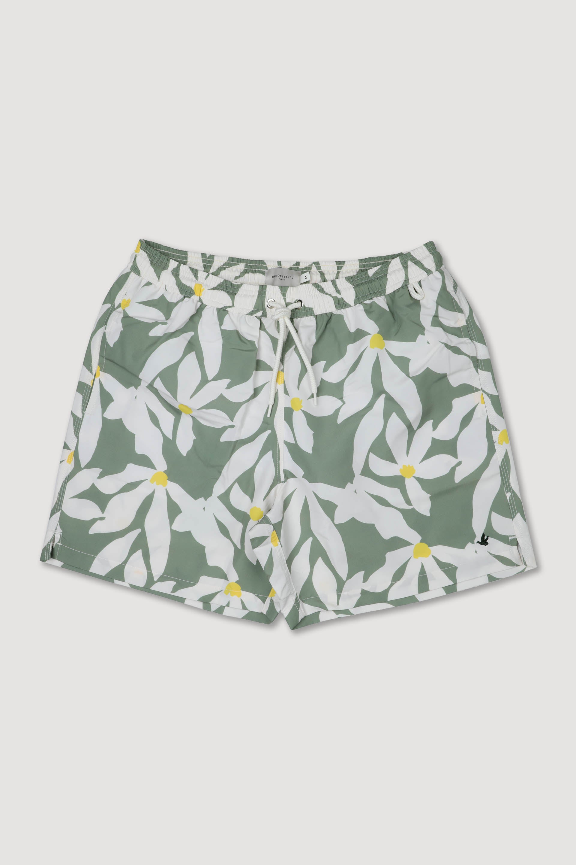 BOXER MARE,  STAMPA CAMO - Aneto/avorio