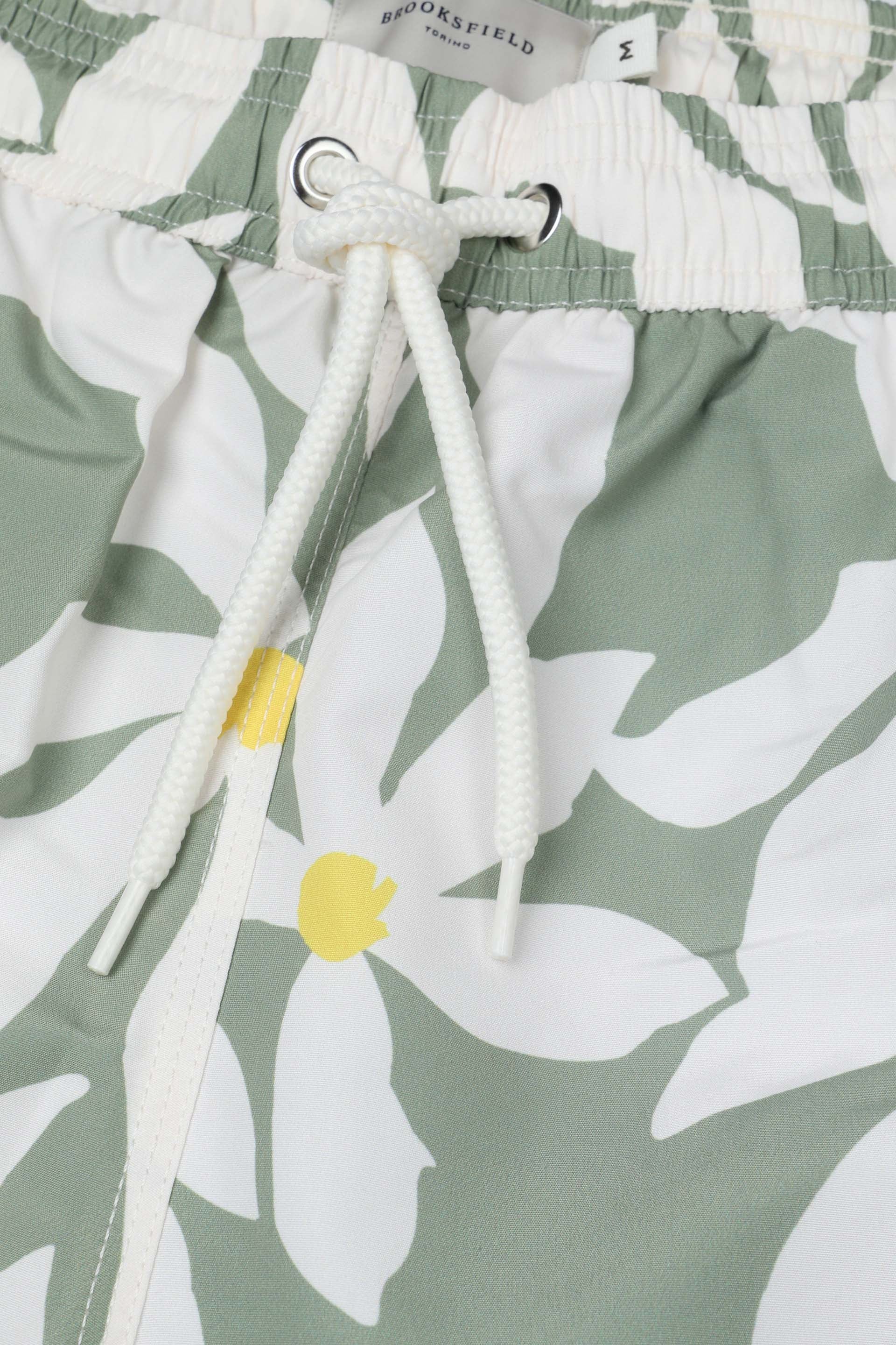 BOXER MARE,  STAMPA CAMO - Aneto/avorio