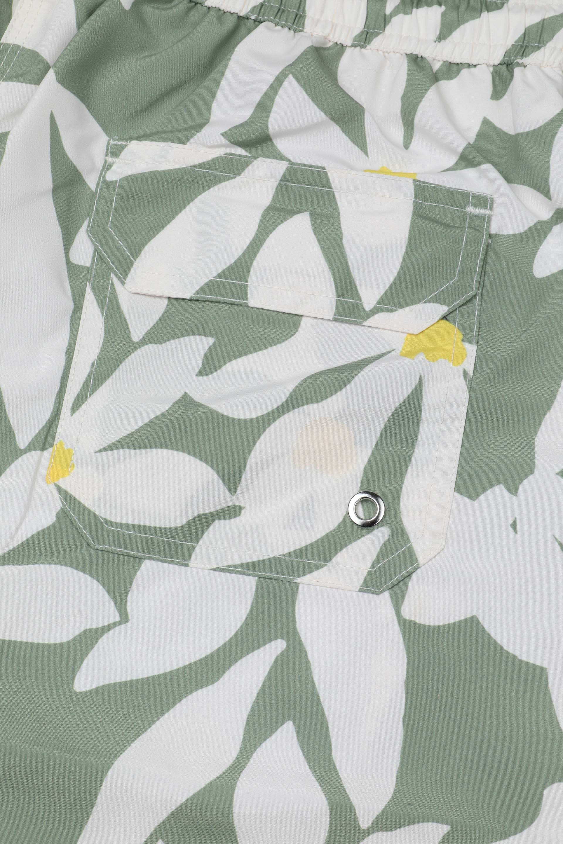 BOXER MARE,  STAMPA CAMO - Aneto/avorio