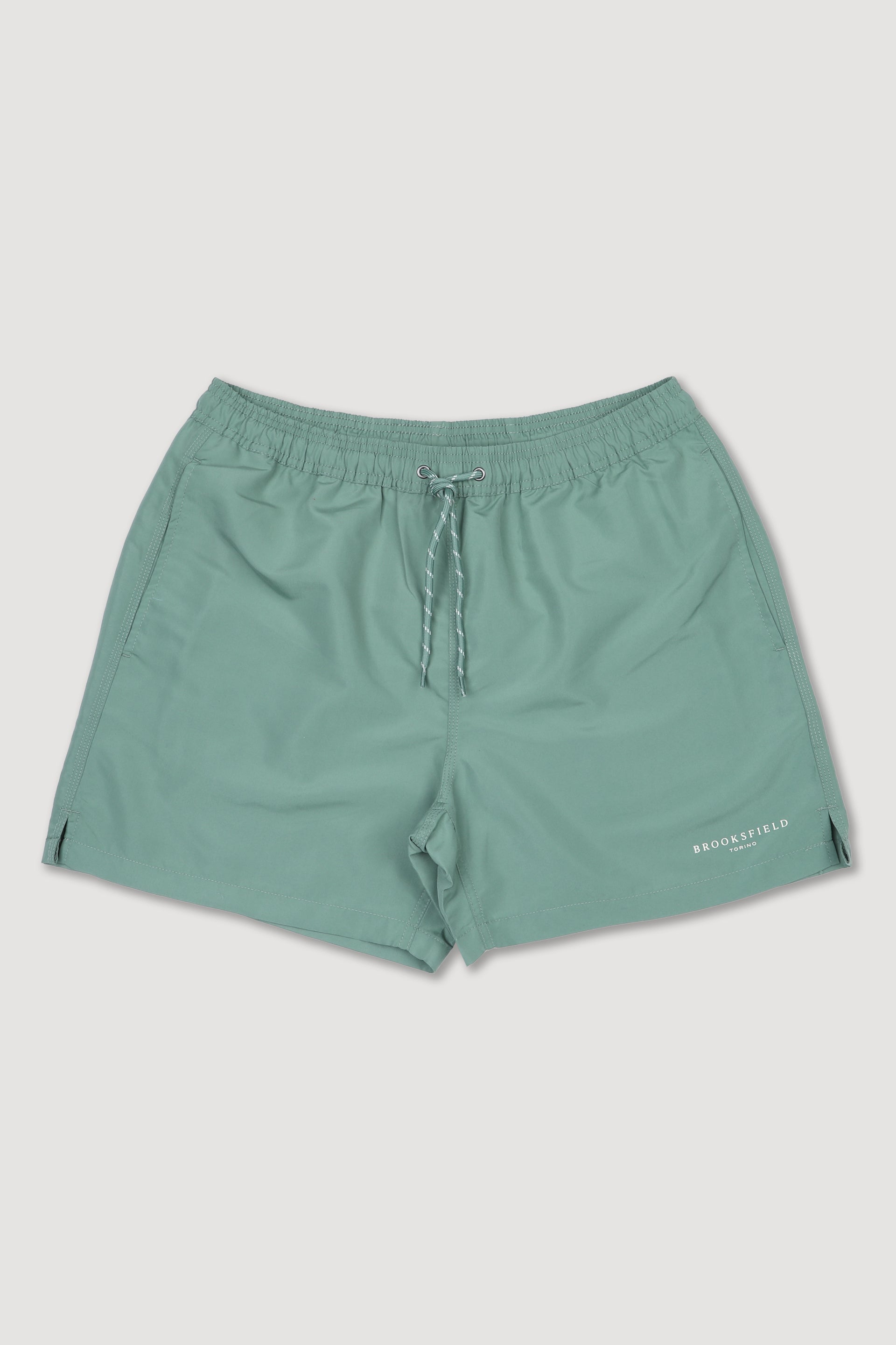 Boxer mare in microfibra. Lunghezza media. Verde - Green