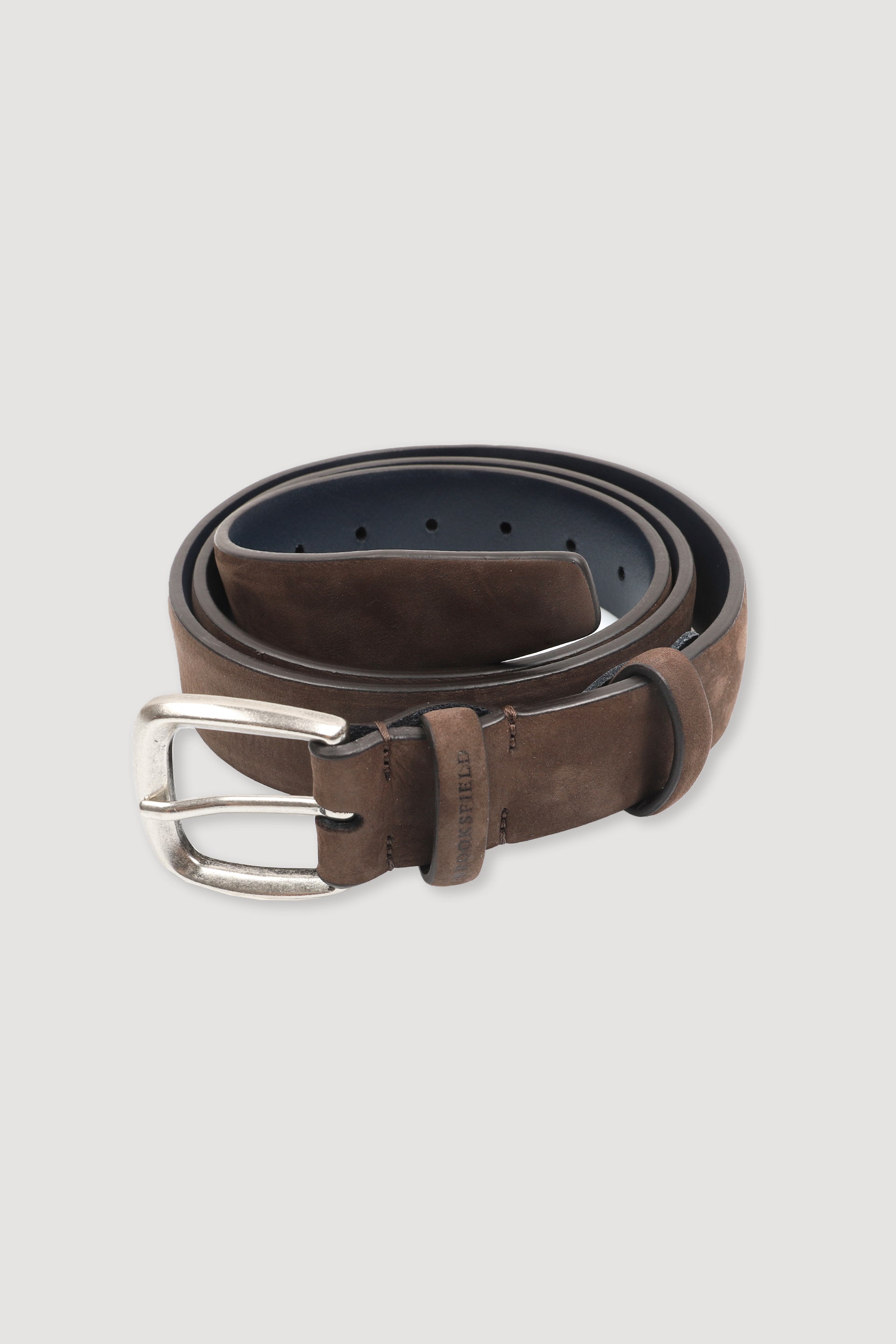 CINTURA,  PELLE UNITO - Brown/blue