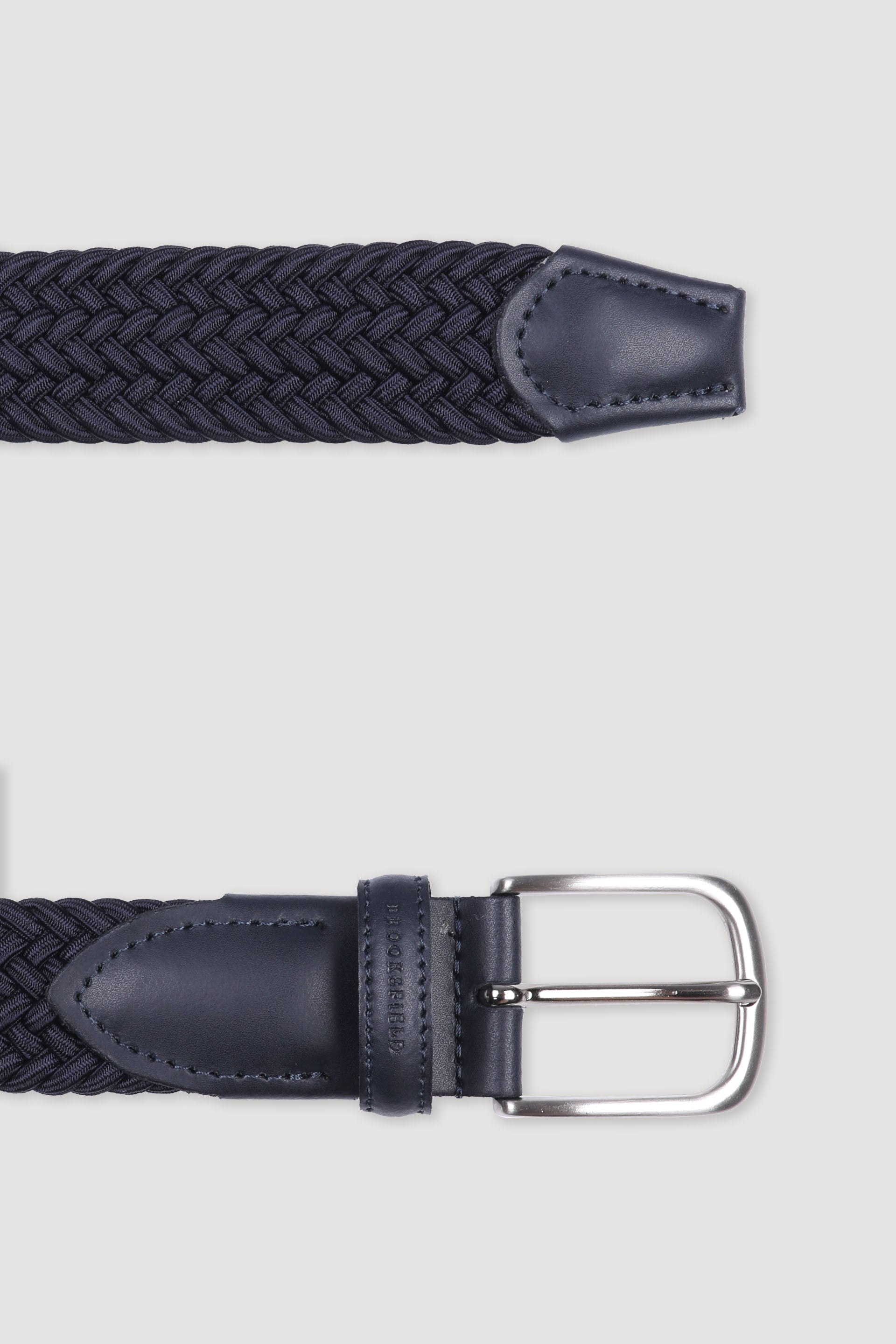 CINTURA,  MISTO COTONE STRETCH INTRECCIATO MULTICOLORE - Blu